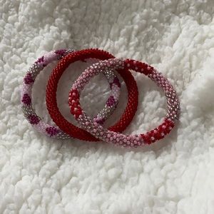 SASHKA SET OF 3 Glass Bead Bracelets